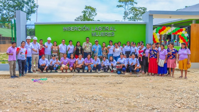 Beneficiarias del proyecto Inserción Laboral mujeres ya cuentan con local multiusos