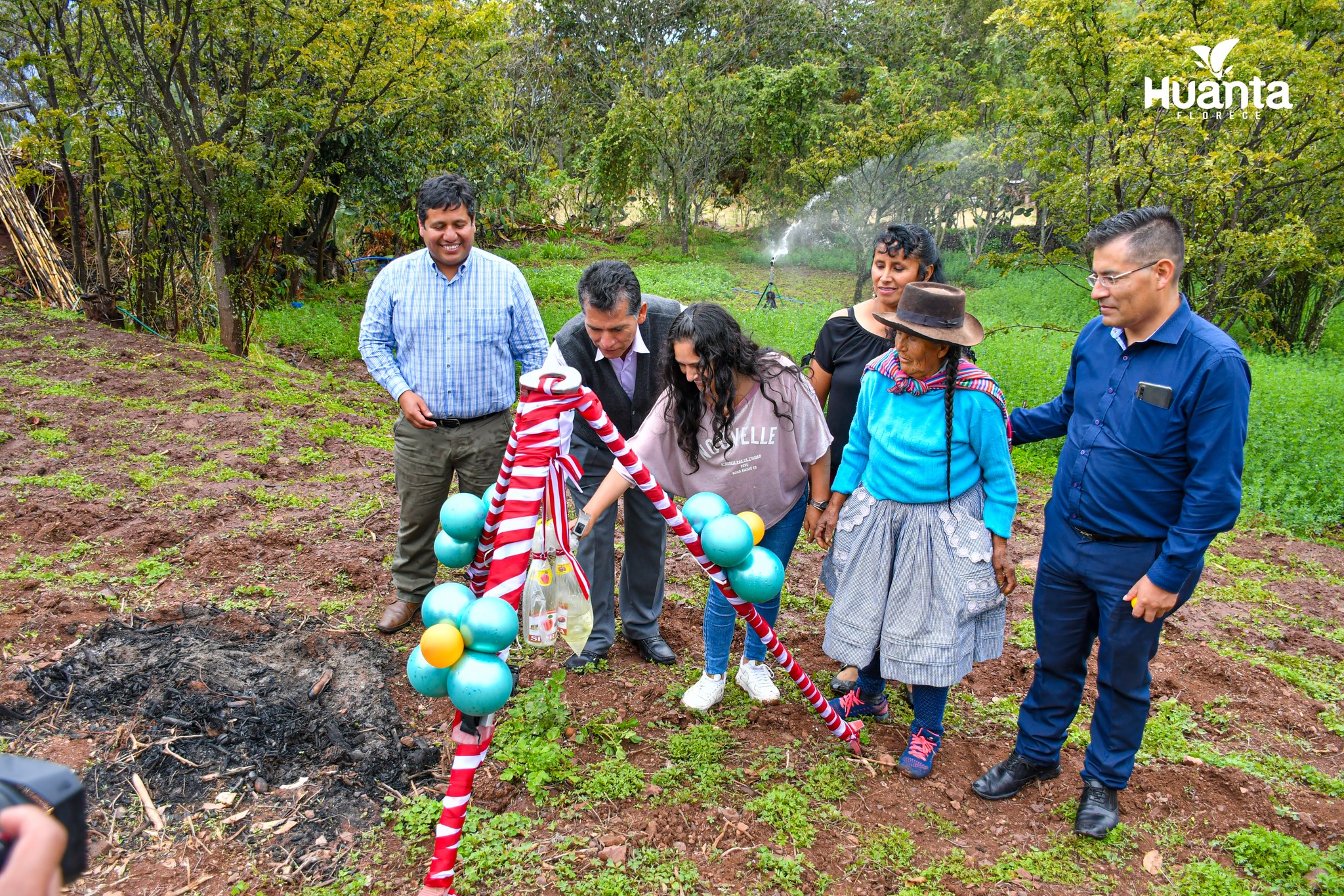 ALCALDE DE HUANTA INAUGURÓ SISTEMA DE RIEGO TECNIFICADO EN LA COMUNIDAD DE UYUVIRCA