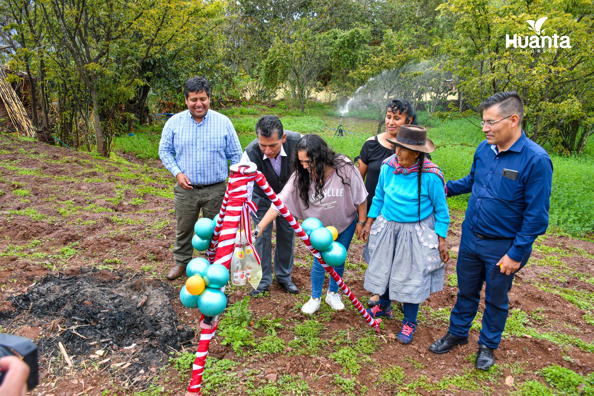 ALCALDE DE HUANTA INAUGURÓ SISTEMA DE RIEGO TECNIFICADO EN LA COMUNIDAD DE UYUVIRCA 