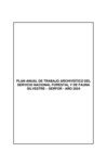 Vista preliminar de documento PLAN ANUAL TRABAJO ARCHIVISTICO SERFOR - 2024