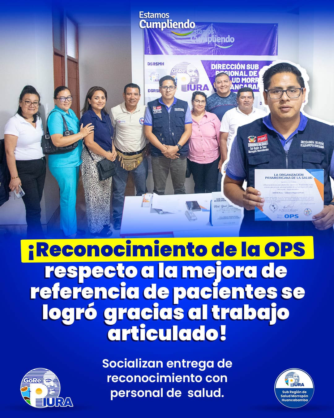 Reconocimiento de la OPS