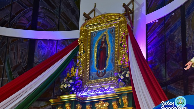 HOMENAJE A LA VIRGEN DE GUADALUPE