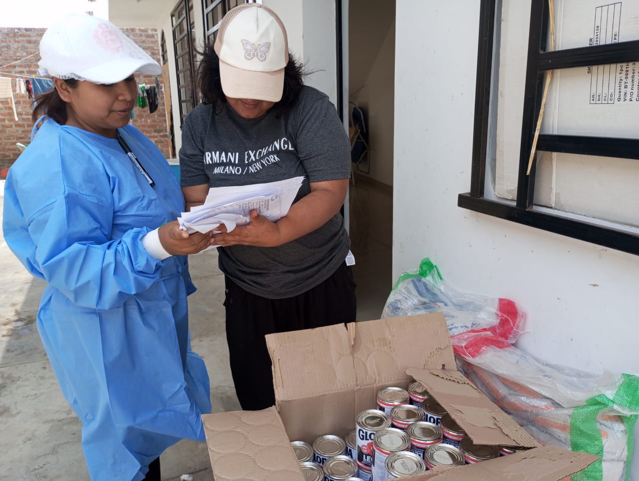 MPH viene entregando las raciones de leche y hojuelas a los diversos comités del vaso de leche