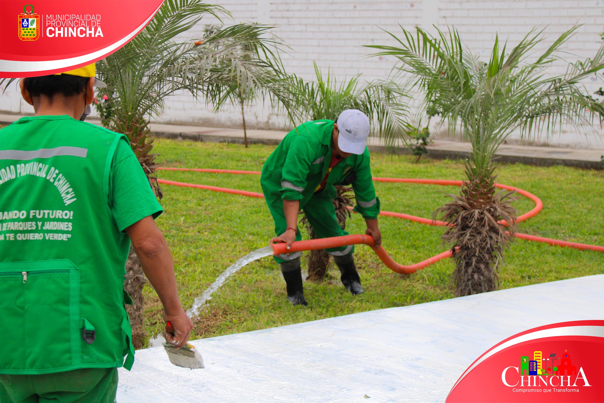#TrabajoDeTodosI El equipo de limpieza pública, parques y jardines de la municipalidad provincial continúan trabajando por mantener diferentes espacios públicos limpios y ordenados, es así que se llevó a cabo el mantenimiento al parque donde se encuentra el busto del aviador de guerra y teniente de la Fuerza Aérea del Perú, quien fue declarado héroe nacional, José Abelardo Quiñones Gonzales, la limpieza de este parque consistió en el barrido, poda, pintado y cuidado de las áreas verdes, dejando una mejor presentación de nuestro parque para nuestros ciudadanos y visitantes.
Es el compromiso de la gestión municipal, en mejorar los servicios públicos municipales adquiriendo un nuevo pool de maquinarias y mejorar las condiciones económicas de recaudación luego de brindar un servicio público municipal eficiente y eficaz, Para lograr este objetivo, necesitamos del apoyo, respeto y cuidado de todos.
#MunicipalidadProvincialDeChincha
#CompromisoQueTransforma
