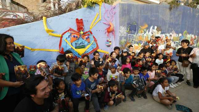 Chorrillos: Ministerio de Cultura presentó mural elaborado por cerca de 400 escolares como parte de la estrategia “Patio del Recreo"