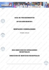 Vista preliminar de documento Guía de Procedimientos GP-026-DSR/SDOR/001 "Despacho Consolidado", Primera Versión