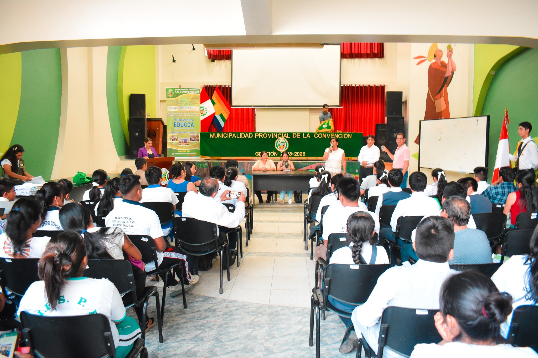 Se realizó la premiación de concursos ambientales 2023 en La Convención