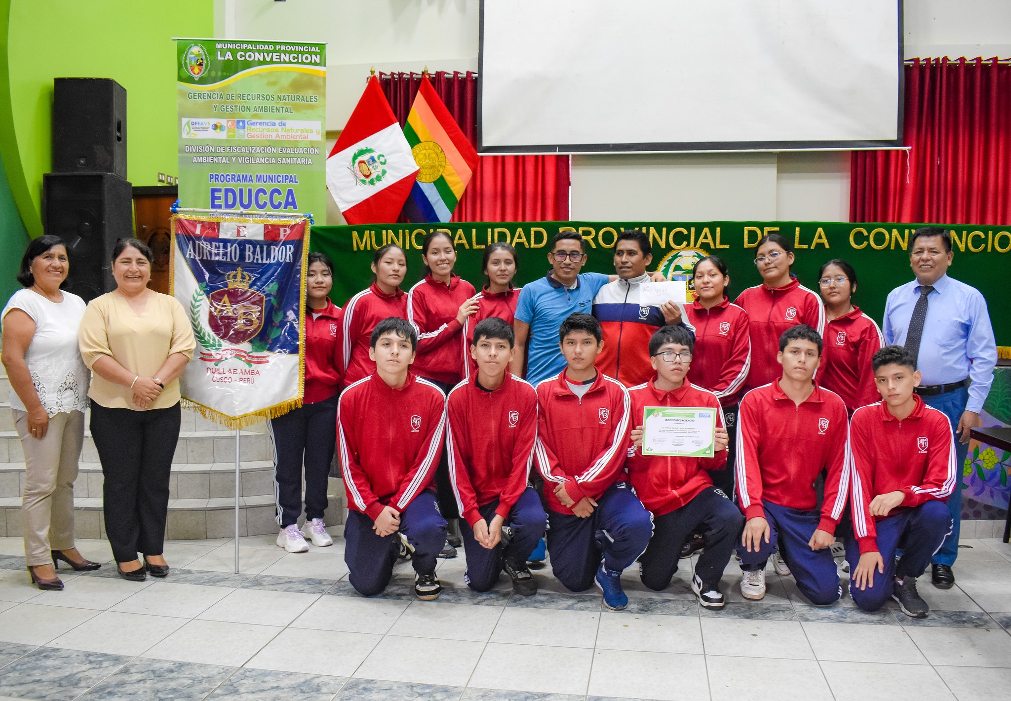 Se realizó la premiación de concursos ambientales 2023 en La Convención