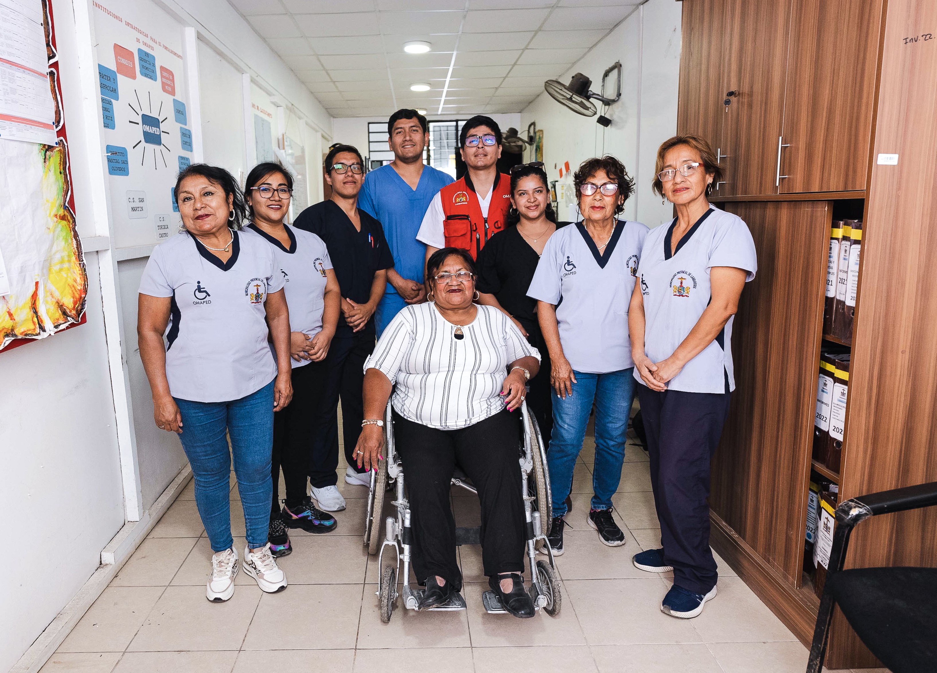 Equipo de la Municipalidad Provincial de Lambayeque que ocupó el segundo lugar en concurso nacional de videos “Compartiendo Sonrisas”