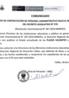 Vista preliminar de documento PLAZAS VACANTES PARA EL PROCESO DE CONTRATACION 276