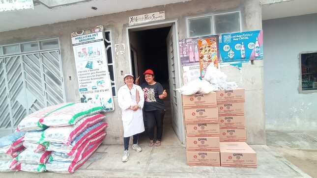 MPH continuó hoy lunes con la entrega de las raciones de leche y hojuelas a los diversos comités del vaso de leche