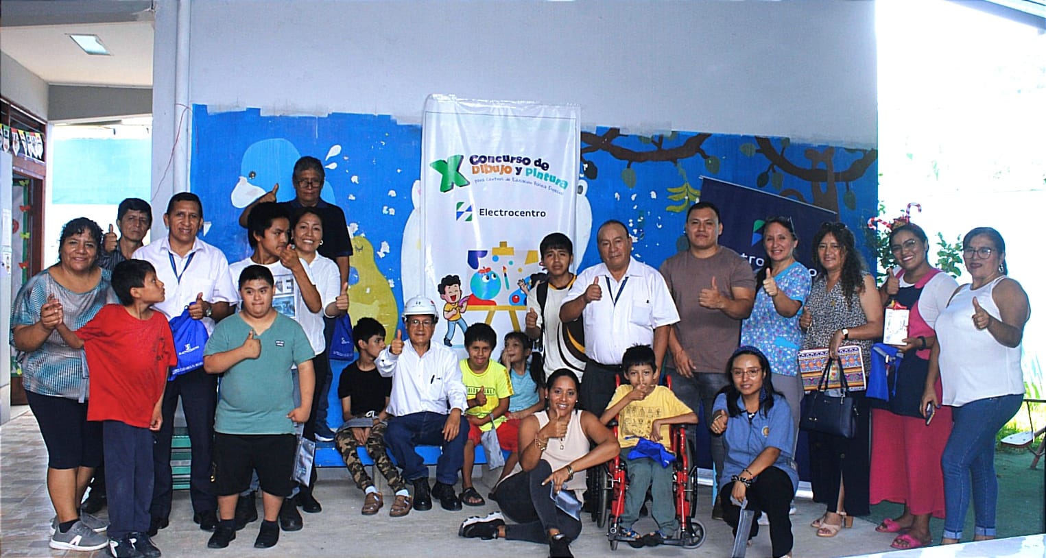 Niños con habilidades diferentes dejan su Huella Artística en el X Concurso de Electrocentro en la Selva Central