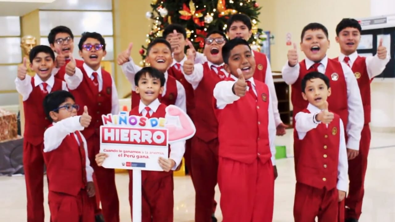 Niños de Hierro: Los Toribianitos estrenan nueva versión de villancico que resalta la prevención de la anemia
