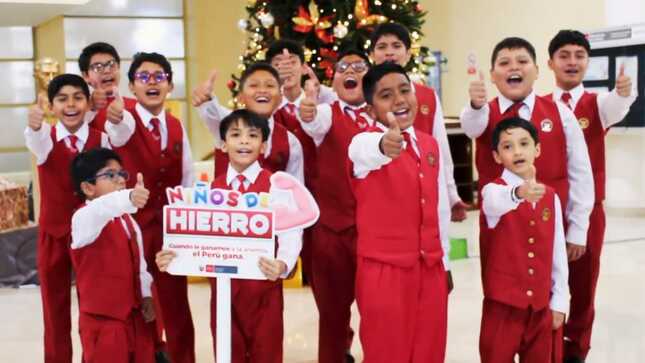 Niños de Hierro: Los Toribianitos estrenan nueva versión de villancico que resalta la prevención de la anemia