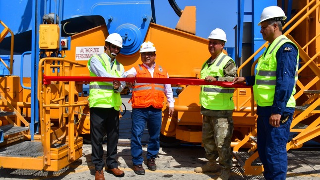 APN dio recepción a nuevas grúas de última generación del Terminal Portuario de Paita