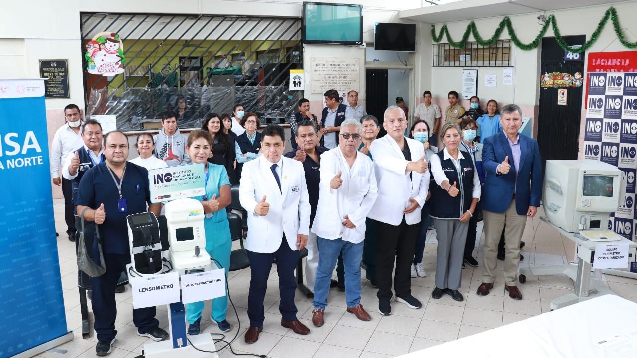 INO transfiere modernos equipos al Centro Materno Infantil Rímac para detección y tratamiento de enfermedades visuales-1
