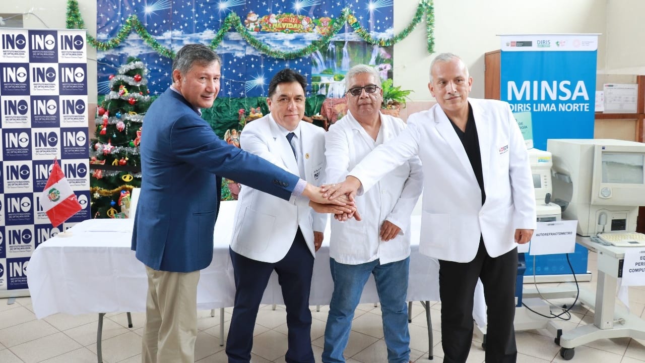INO transfiere modernos equipos al Centro Materno Infantil Rímac para detección y tratamiento de enfermedades visuales-1
