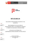 Vista preliminar de documento Proveedores suscritos EXT-CE-2023-24