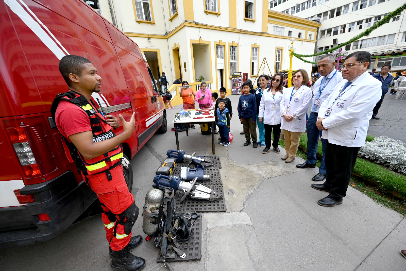INSN realizó Feria de Prevención del riesgo de desastres e incendios