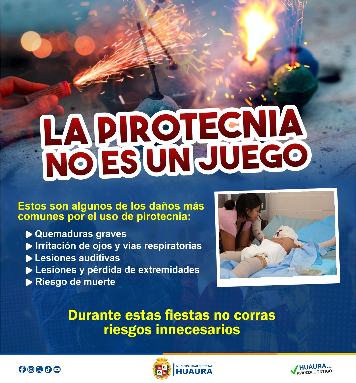 LA PIROTECNIA NO ES UN JUEGO