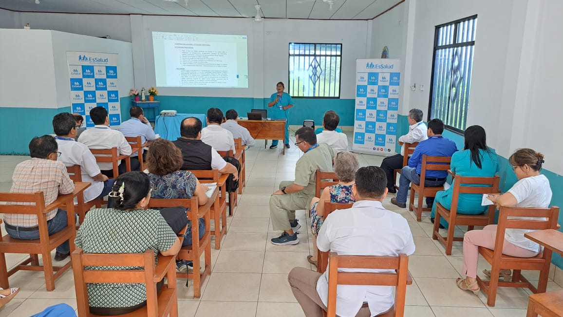 EsSalud Loreto recibe asistencia técnica y supervisión sobre temas de salud renal