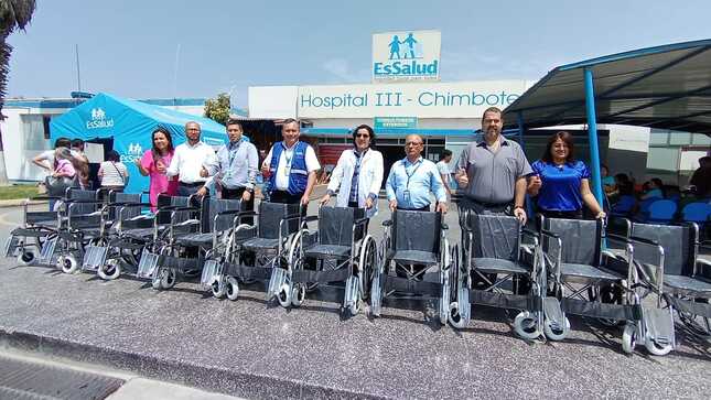 EsSalud Áncash adquiere sillas de rueda para reforzar atención de pacientes