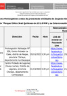Vista preliminar de documento Cronograma de Talleres antes de presentado el EIAsd Quinones