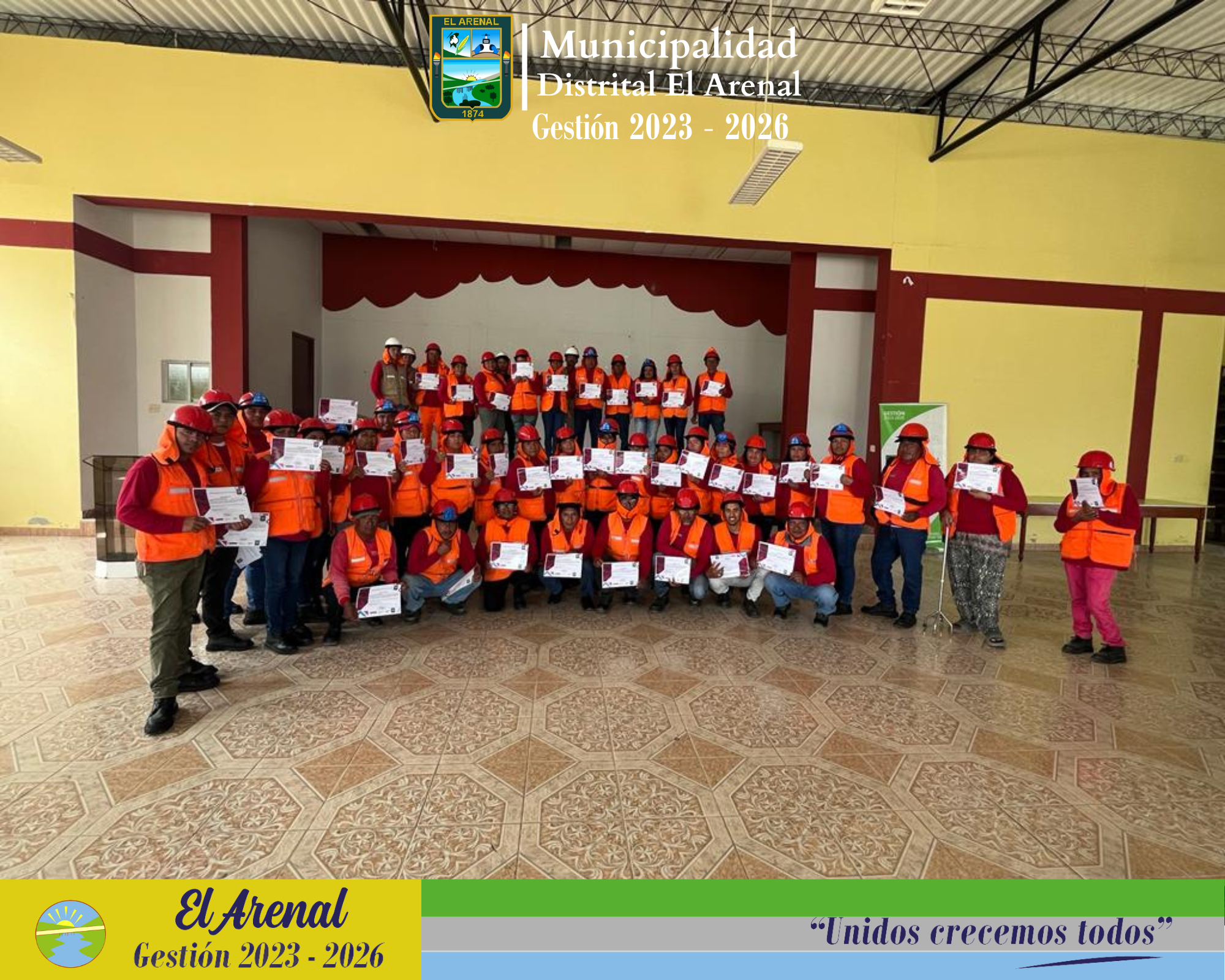Foto de la culminación de Llamkasun Perú