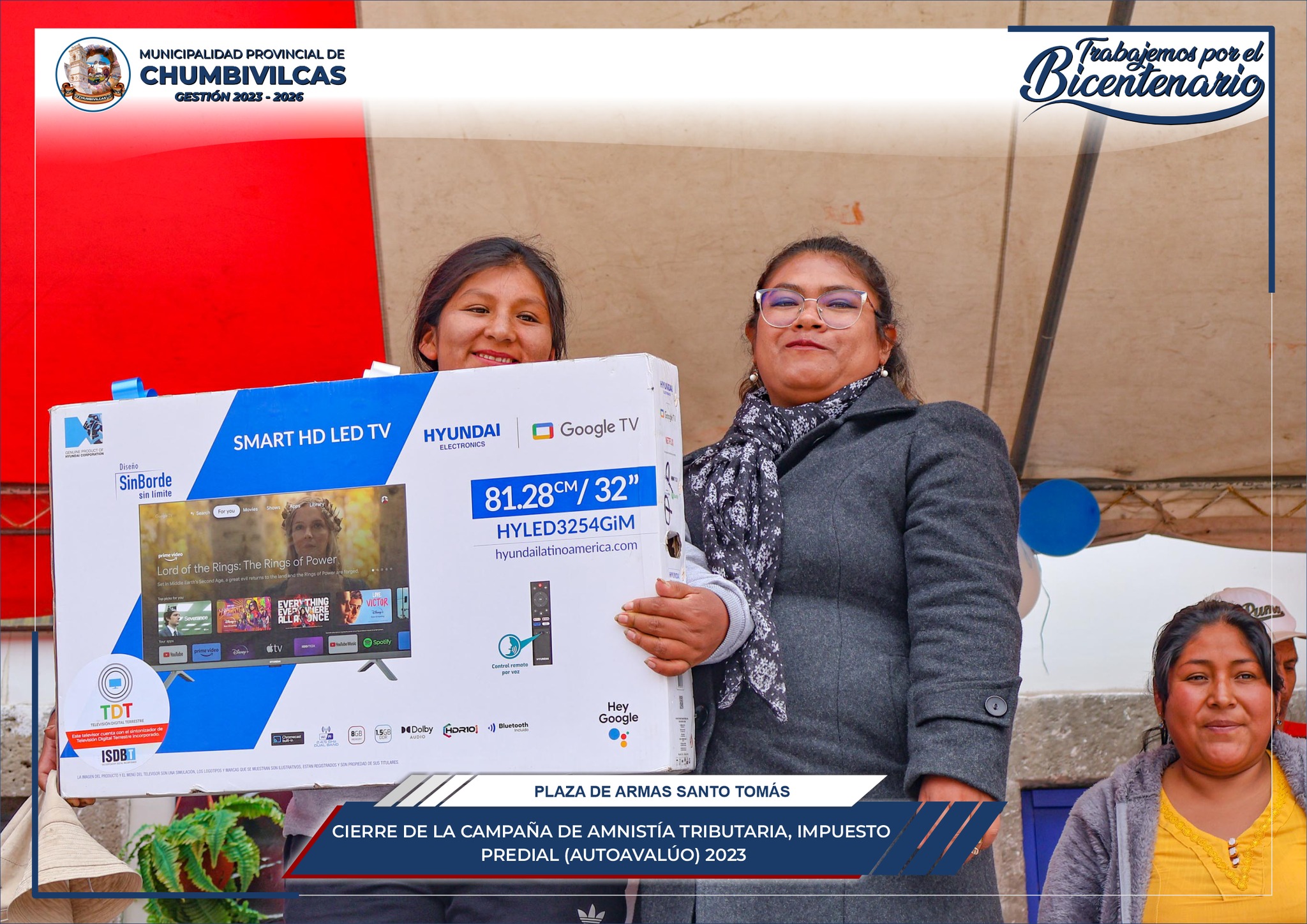 Municipalidad de Chumbivilcas cierra la campaña de Amnistía Tributaria del Impuesto Predial 2023 
