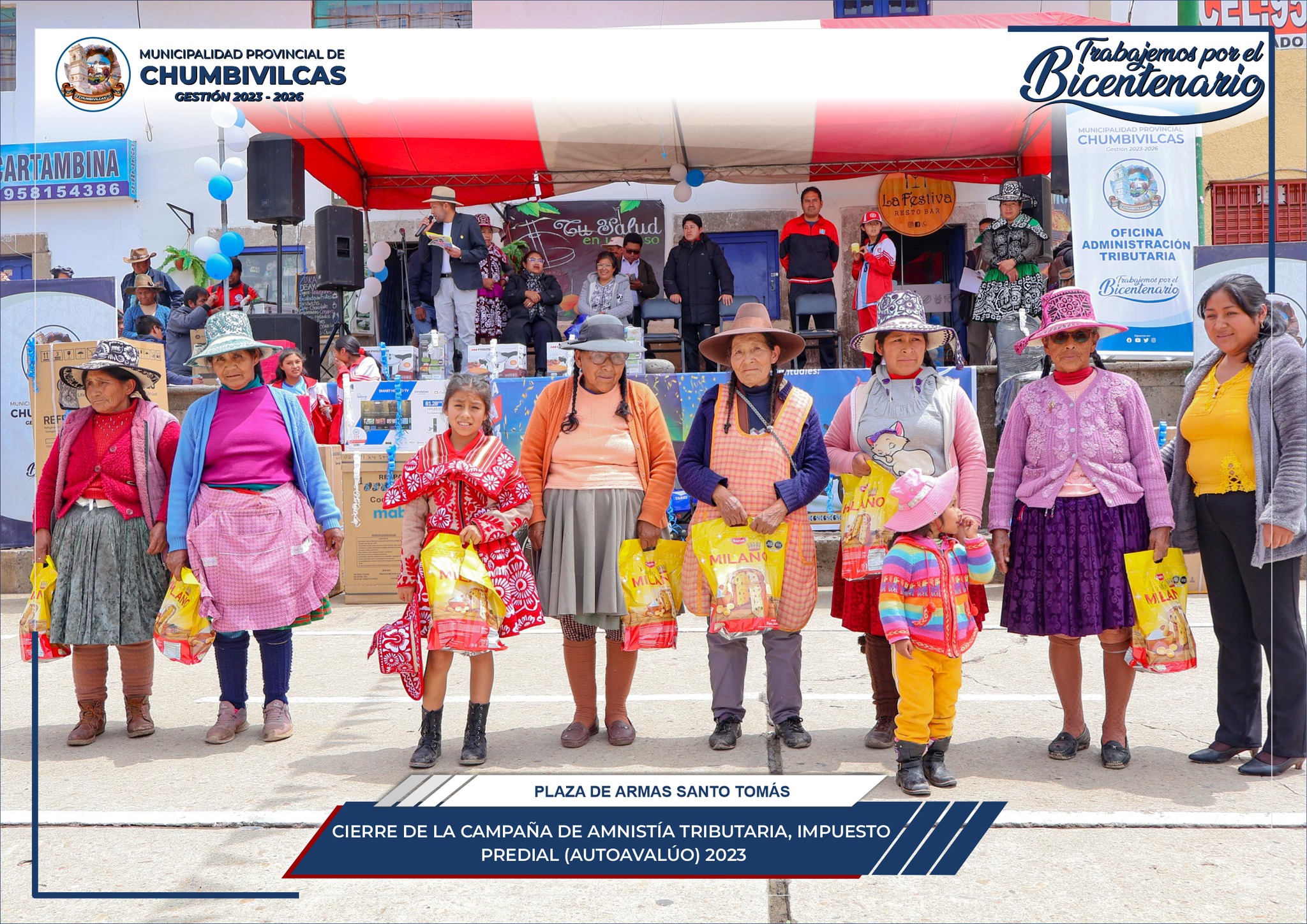 Municipalidad de Chumbivilcas cierra la campaña de Amnistía Tributaria del Impuesto Predial 2023 