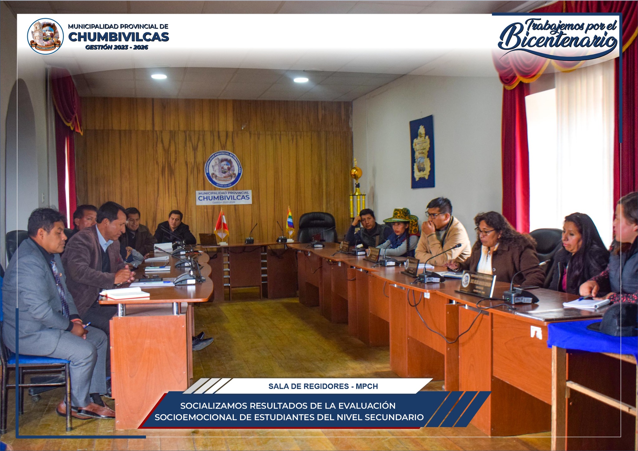Chumbivilcas: Socialización de resultados de la evaluación socioemocional de estudiantes de secundaria del distrito de Santo Tomás