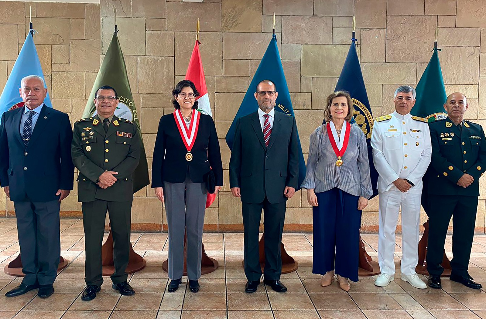 Vicepresidenta del TC Luz Pacheco participó de ceremonia de aniversario del fuero militar policial