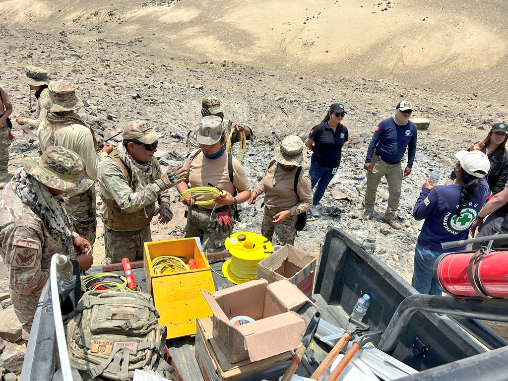 Perú culmina proceso de destrucción de municiones de racimo en el marco de la Convención de Oslo