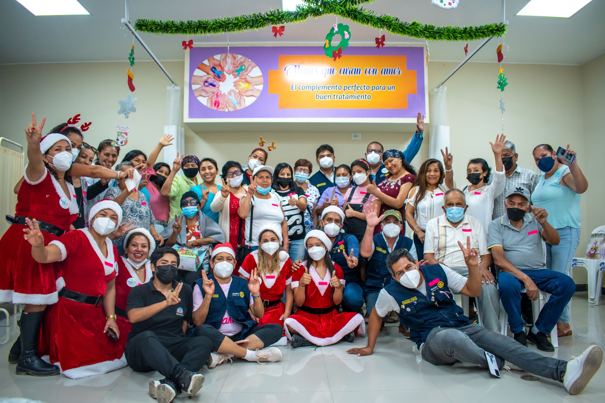 Vivimos la navidad en la Unidad Oncológica del Hospital Socorro