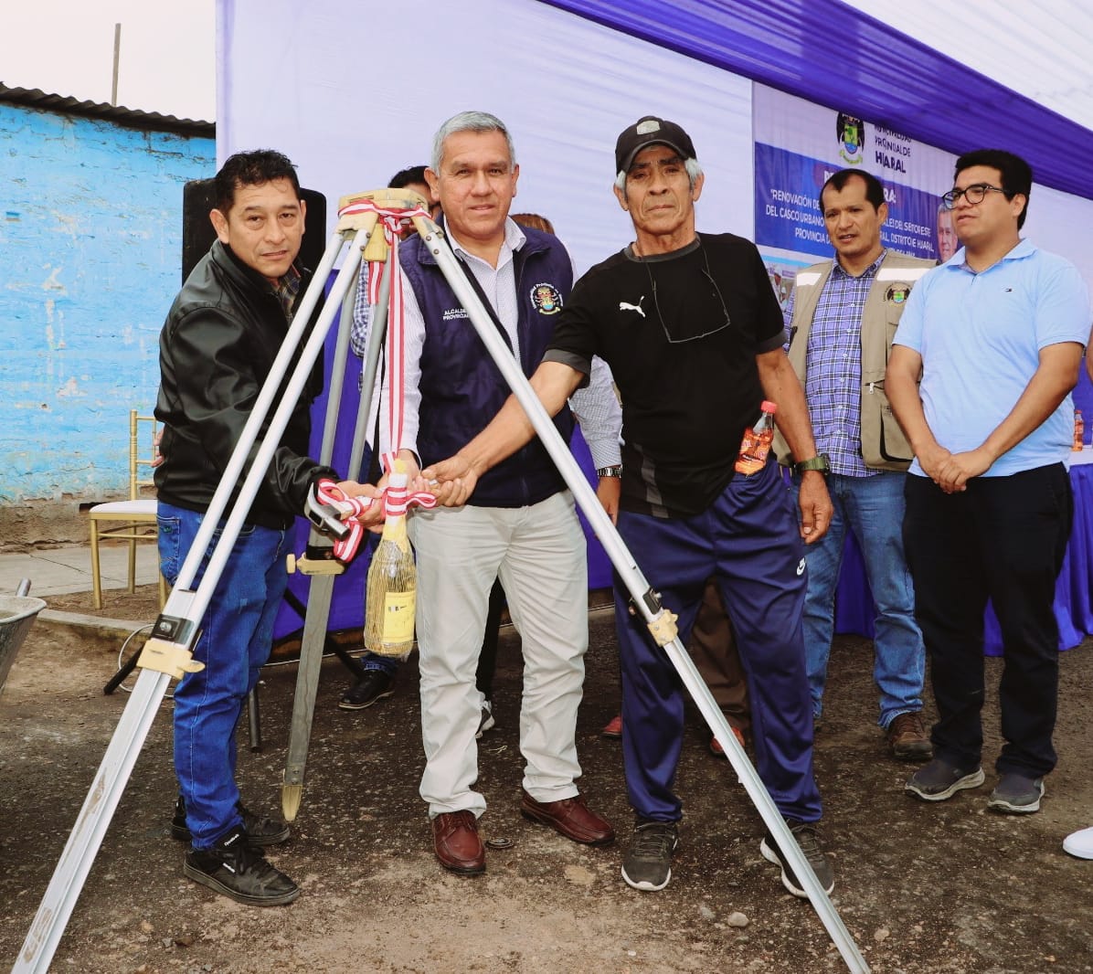 Se pone en marcha proyecto de mejoramiento de pistas en el sector este de la ciudad de Huaral
