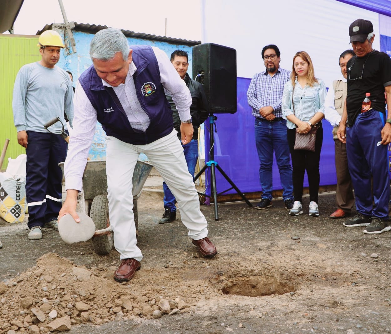 Se pone en marcha proyecto de mejoramiento de pistas en el sector este de la ciudad de Huaral