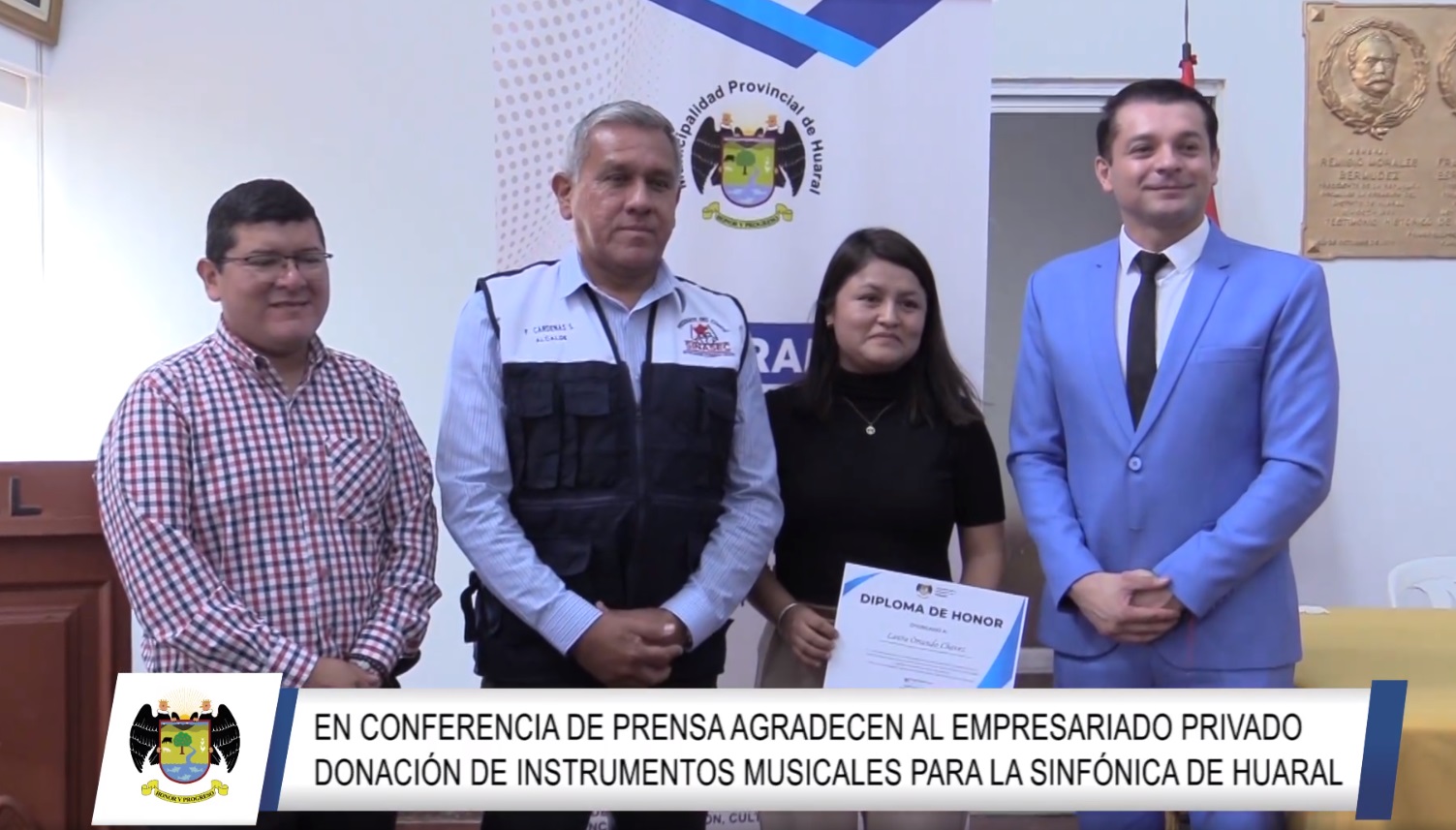 MPH present贸 a la comunidad donativo de instrumentos para la implementaci贸n de la Sinf贸nica Municipal