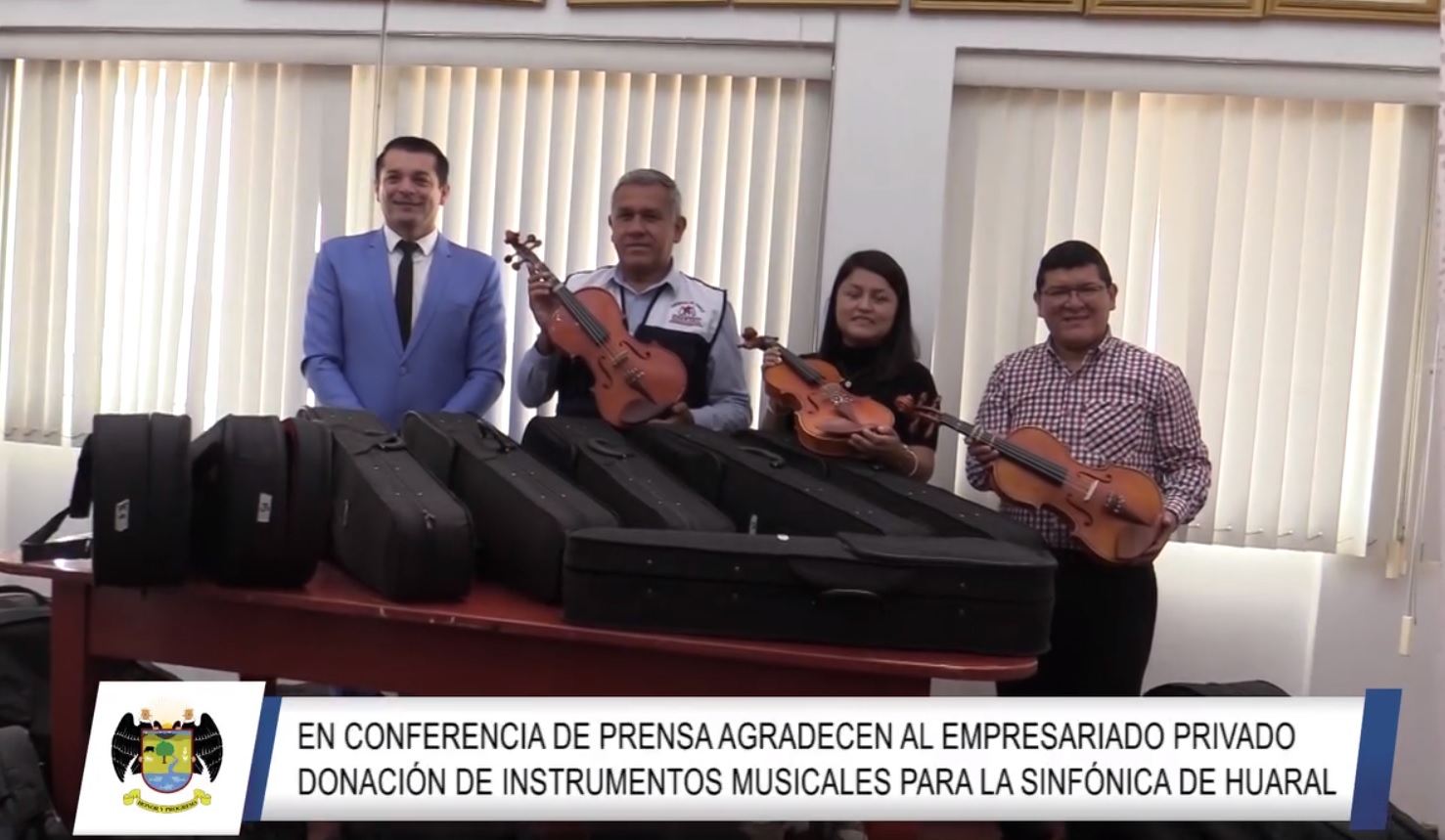 MPH present贸 a la comunidad donativo de instrumentos para la implementaci贸n de la Sinf贸nica Municipal