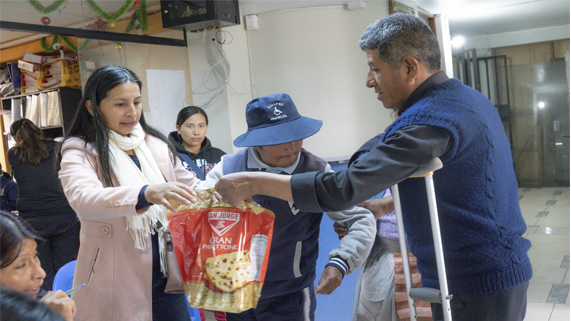 Entrega panetón
