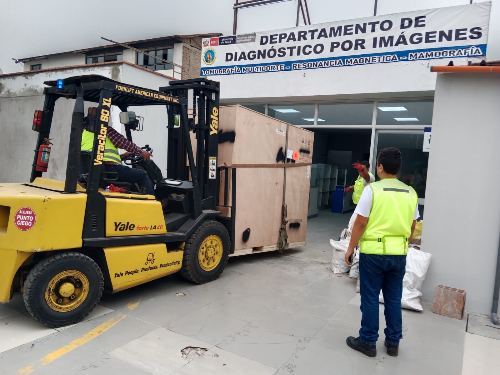 Momento histórico. HMA recibe nuevo tomógrafo de alta gama