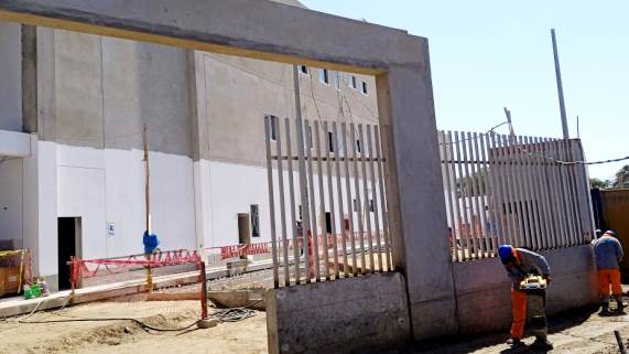 Construcción de moderno establecimiento de salud en Tacalá registra casi 60% de avance