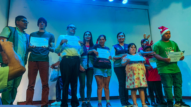 🙌 Nuestros niños y jóvenes de OMAPED participaron de la clausura de talleres 2023 🤩 
En Jesús María les brindamos actividades especialmente diseñadas para desarrollar sus habilidades, infórmate más en la Oficina Municipal de Atención a las Personas con Discapacidad llamando al 📱 6141212 anexo 3012 o acércate a la 📍 Av. Horacio Urteaga cdra. 535.
