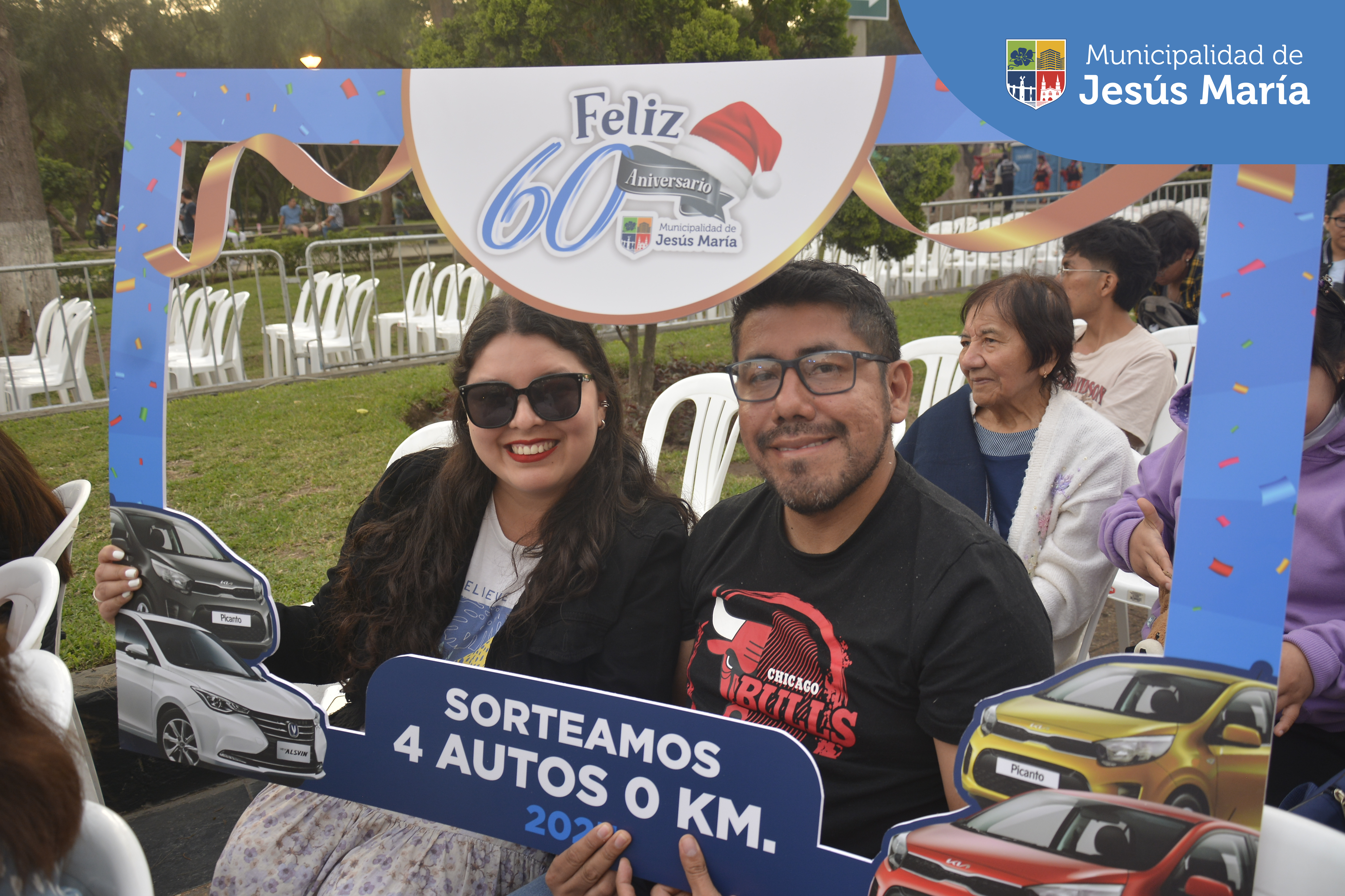 🥂 Así se vivió la celebración por nuestros 60 años de creación política en la Explanada del emblemático Campo de Marte. 🎈 Por primera vez en el distrito se realizó el sorteo de 🚗 4 autos 0 km. y variados electrodomésticos. 🎁 
Conoce a todos los afortunados ganadores en el siguiente link 👉🏻 https://bit.ly/3Tv2rNk

