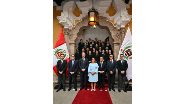 Presidenta Boluarte y canciller González-Olaechea clausuran año lectivo de la Academia Diplomática del Perú