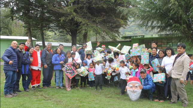 Electrocentro lleva alegría a los niños de cancalla en Huánuco