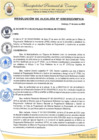 Vista preliminar de documento Resolución de Alcaldía N.°020 - 2023 - MPC - A