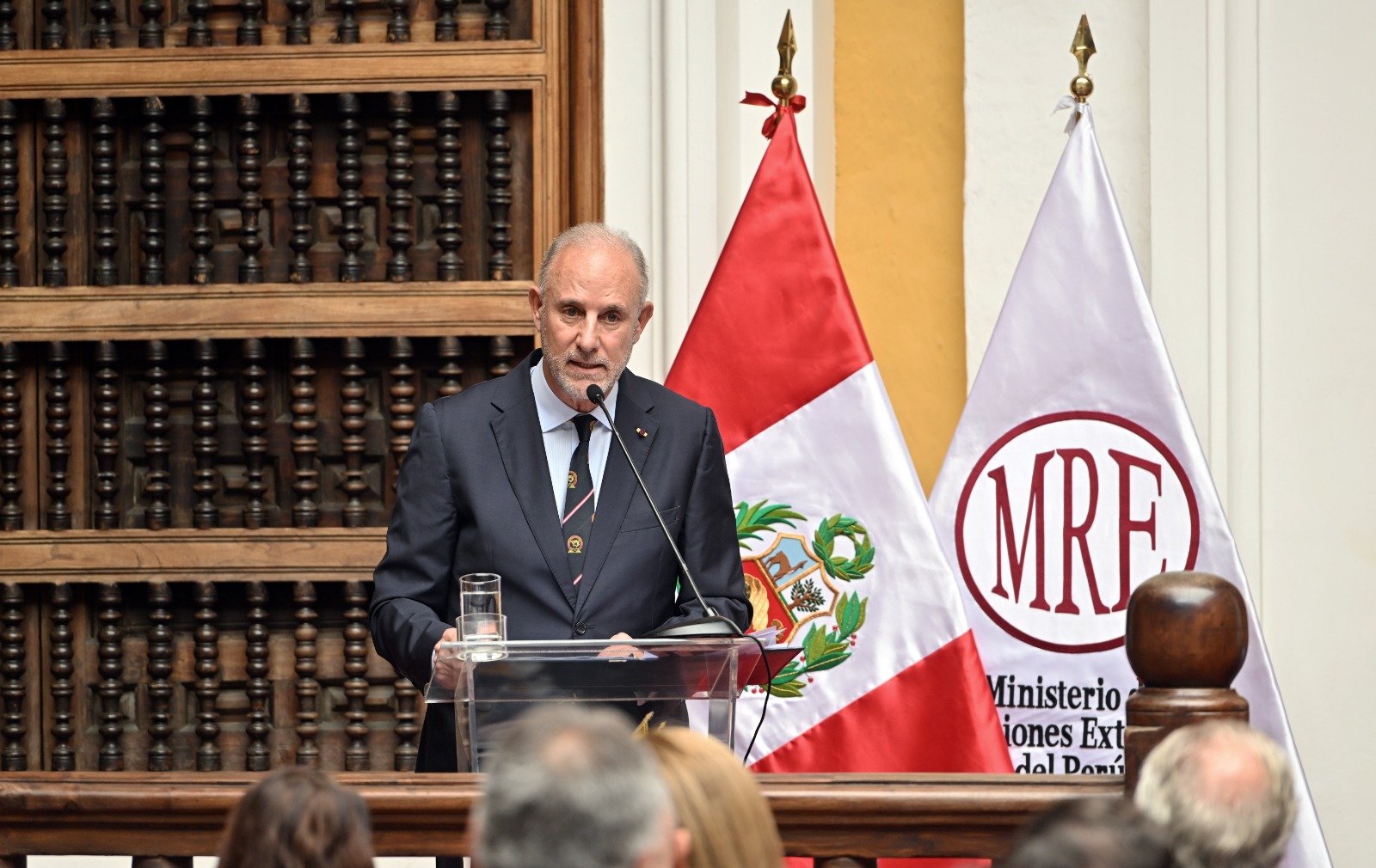 Cierre del año lectivo de la Academia Diplomática del Perú Javier Pérez de Cuéllar.