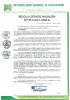 Vista preliminar de documento Resolución de Alcaldía 312-2023