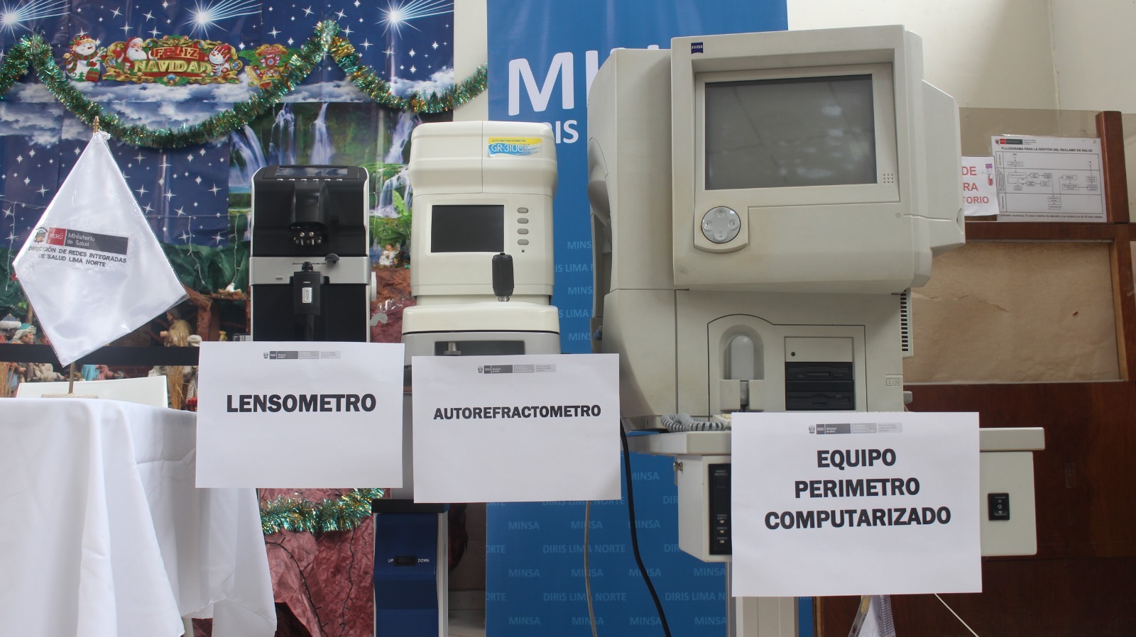 DIRIS LN recibe equipos oftalmólogicos INO - 3
