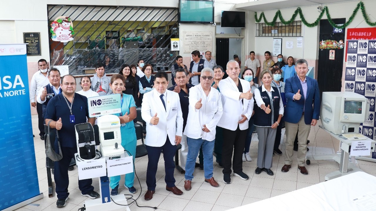 DIRIS LN recibe equipos oftalmólogicos INO - 5